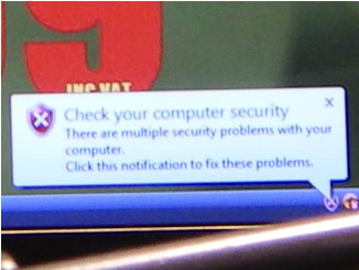 Vista error close-up