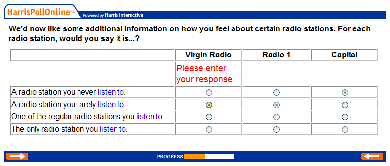 Poll form - thinking vertically not horizontally